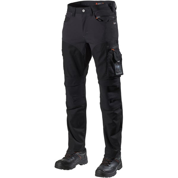 L.Brador 184PB Trousers - Black - Size D108