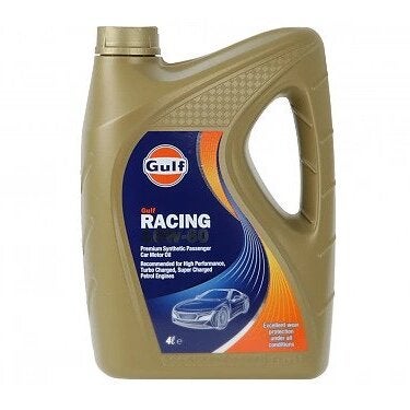 Gulf Racing 10W-60 Synthetic Motor Oil - 4L